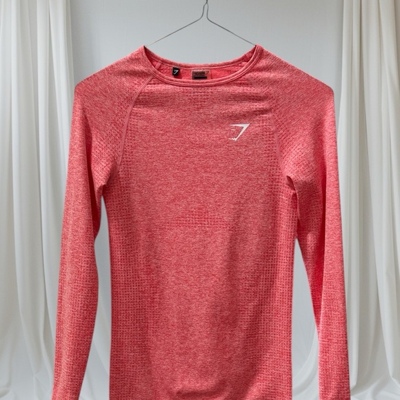 Gymshark Women’s Orange Long Sleeve Performance Shirt! XS - Picture 3 of 6
